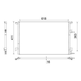 Kondensatorius, oro kondicionierius MAHLE AC 589 000S