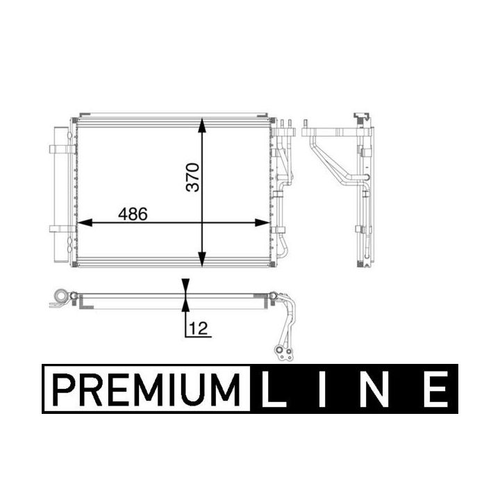 Kondensatorius, oro kondicionierius MAHLE AC 59 000P