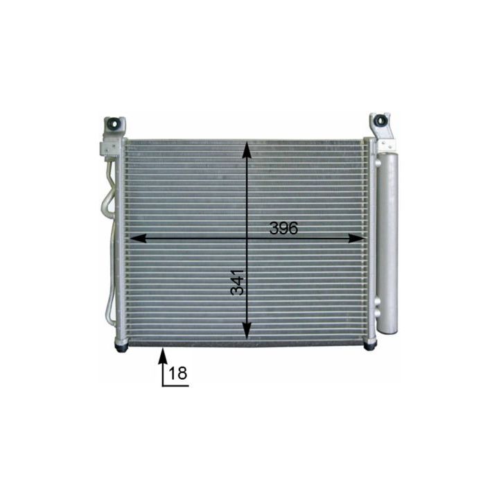 Kondensatorius, oro kondicionierius MAHLE AC 591 000P