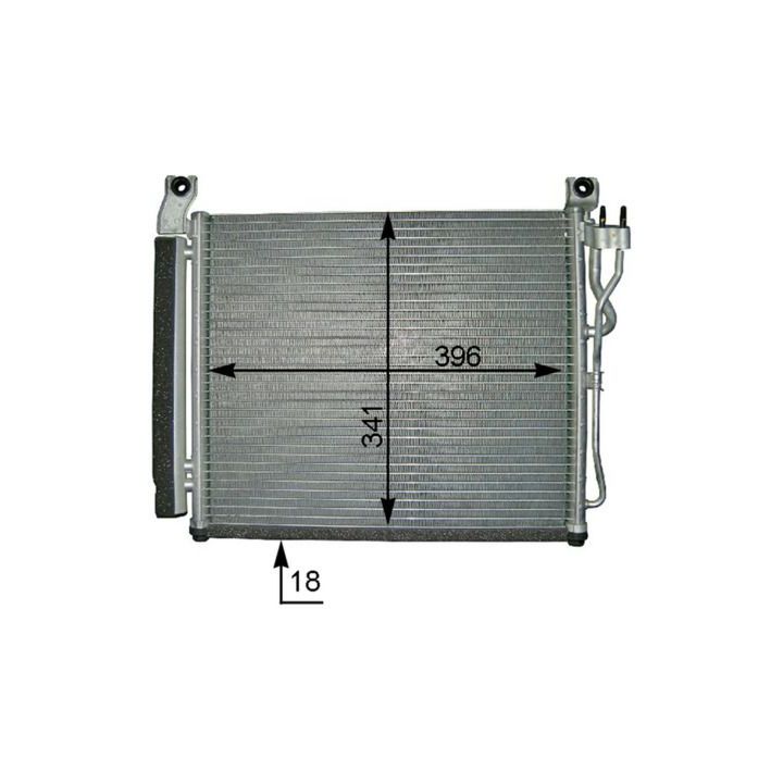 Kondensatorius, oro kondicionierius MAHLE AC 591 000P