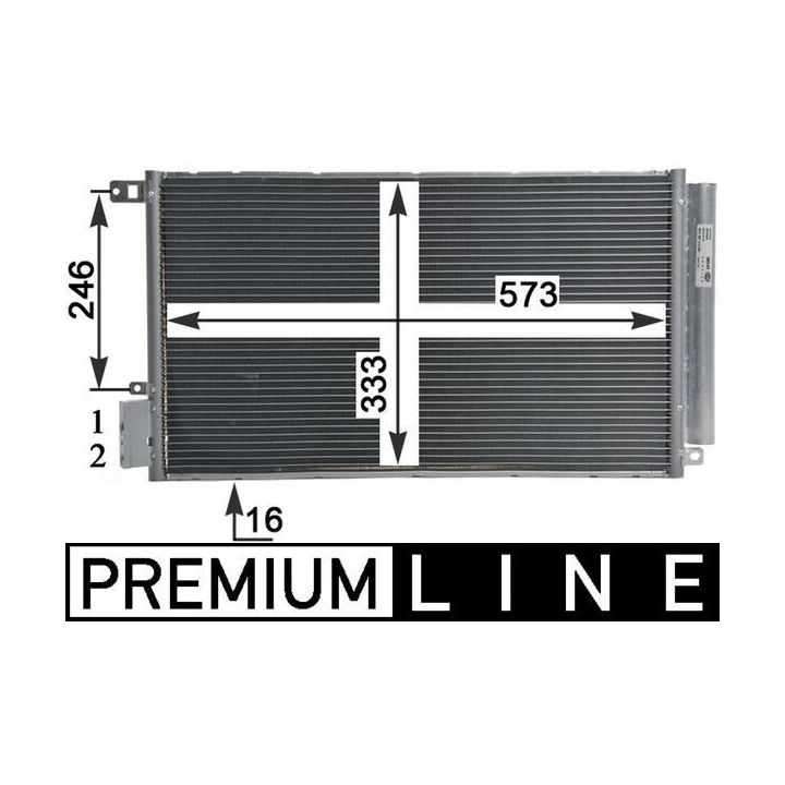 Kondensatorius, oro kondicionierius MAHLE AC 633 000P