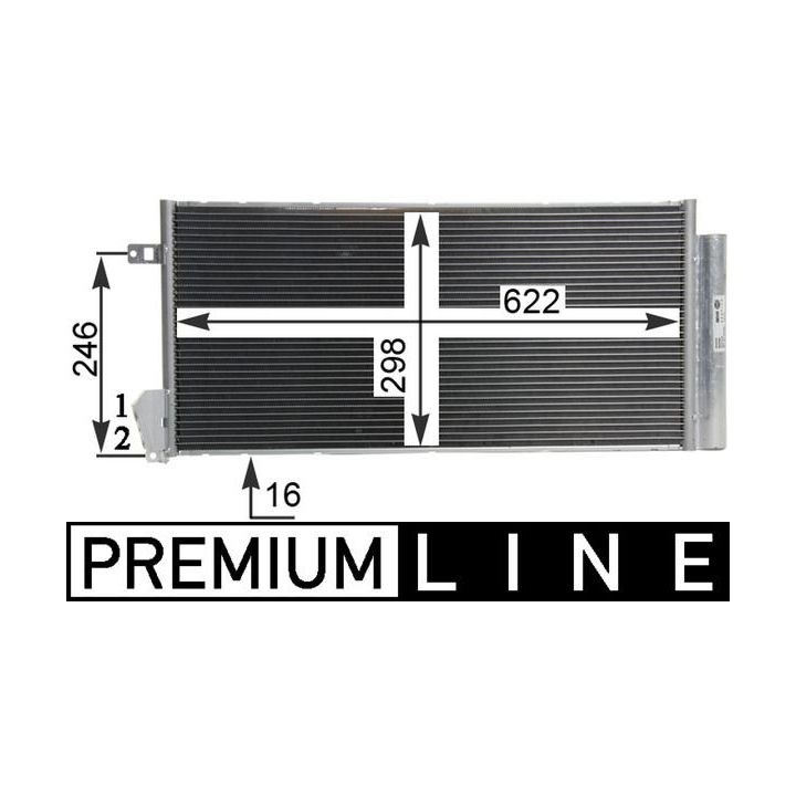 Kondensatorius, oro kondicionierius MAHLE AC 634 000P