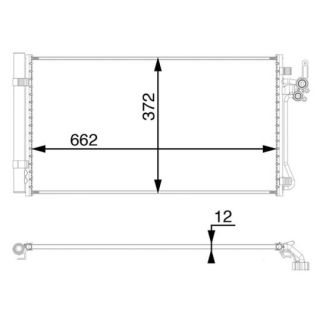 Kondensatorius, oro kondicionierius MAHLE AC 65 000P