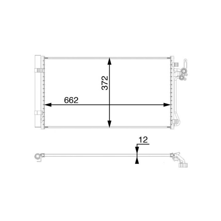 Kondensatorius, oro kondicionierius MAHLE AC 65 000P