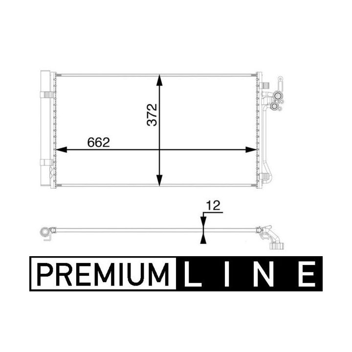 Kondensatorius, oro kondicionierius MAHLE AC 65 000P