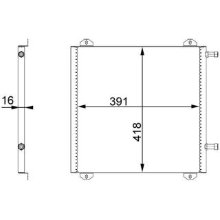 Kondensatorius, oro kondicionierius MAHLE AC 675 000S