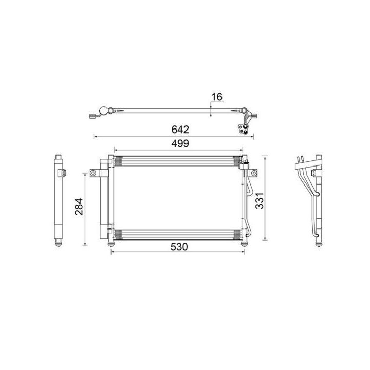 Kondensatorius, oro kondicionierius MAHLE AC 679 000S