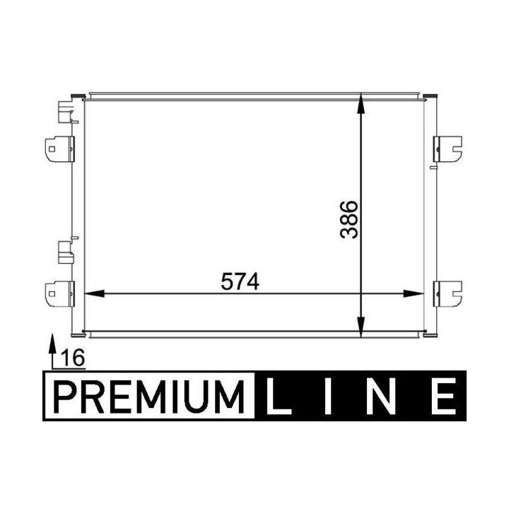 Kondensatorius, oro kondicionierius MAHLE AC 691 000P