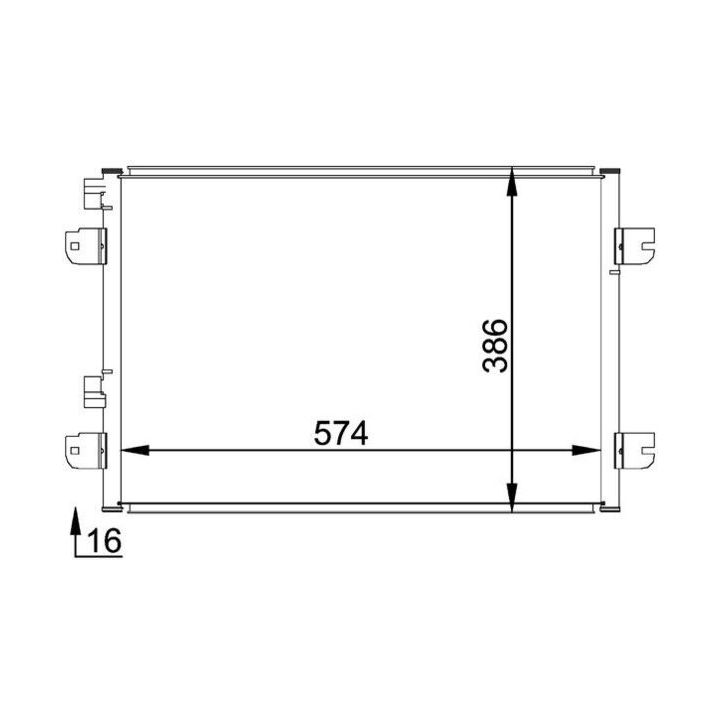 Kondensatorius, oro kondicionierius MAHLE AC 691 000P