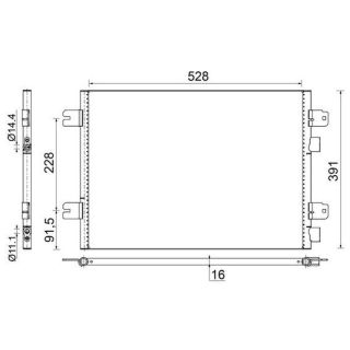Kondensatorius, oro kondicionierius MAHLE AC 691 000S