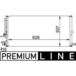 Kondensatorius, oro kondicionierius MAHLE AC 694 000P