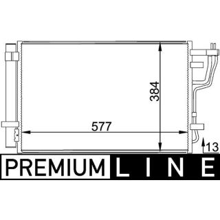 Kondensatorius, oro kondicionierius MAHLE AC 697 000P