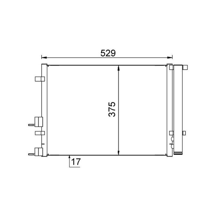 Kondensatorius, oro kondicionierius MAHLE AC 706 000S