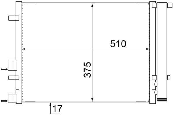 Kondensatorius, oro kondicionierius MAHLE AC 731 000S