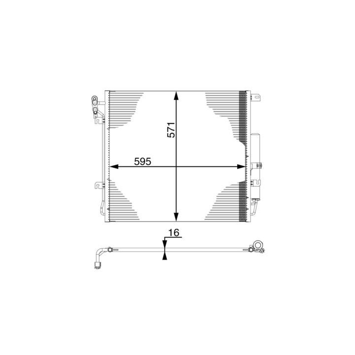 Kondensatorius, oro kondicionierius MAHLE AC 759 000S
