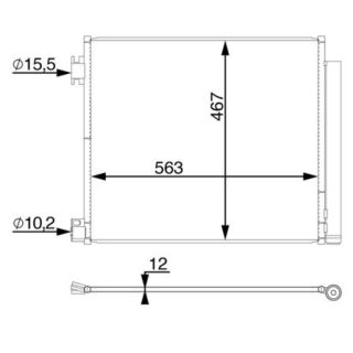 Kondensatorius, oro kondicionierius MAHLE AC 78 000S