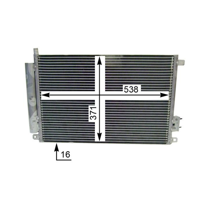 Kondensatorius, oro kondicionierius MAHLE AC 787 000S