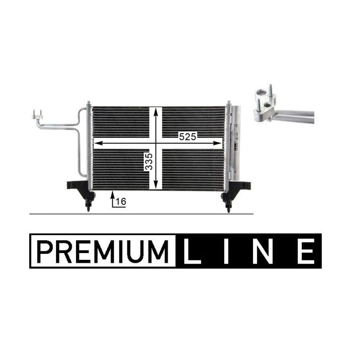 Kondensatorius, oro kondicionierius MAHLE AC 790 000P