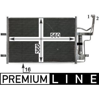 Kondensatorius, oro kondicionierius MAHLE AC 791 000P