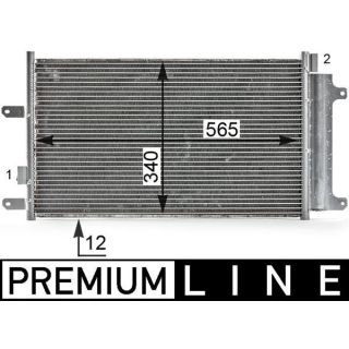 Kondensatorius, oro kondicionierius MAHLE AC 808 000P