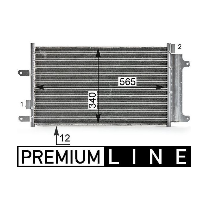 Kondensatorius, oro kondicionierius MAHLE AC 808 000P