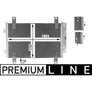 Kondensatorius, oro kondicionierius MAHLE AC 833 000P