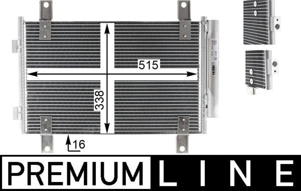 Kondensatorius, oro kondicionierius MAHLE AC 833 000P