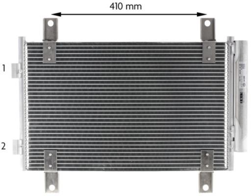 Kondensatorius, oro kondicionierius MAHLE AC 833 000P