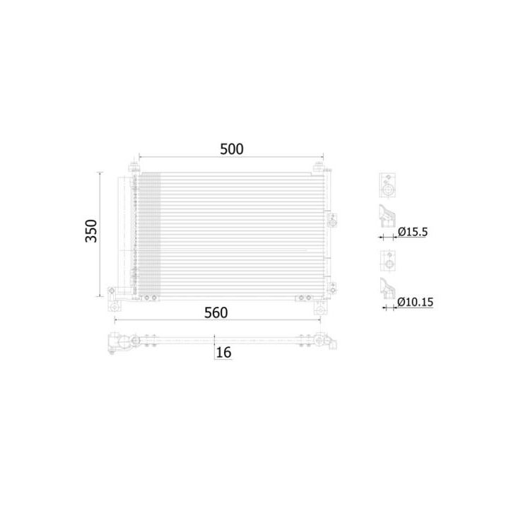 Kondensatorius, oro kondicionierius MAHLE AC 905 000S