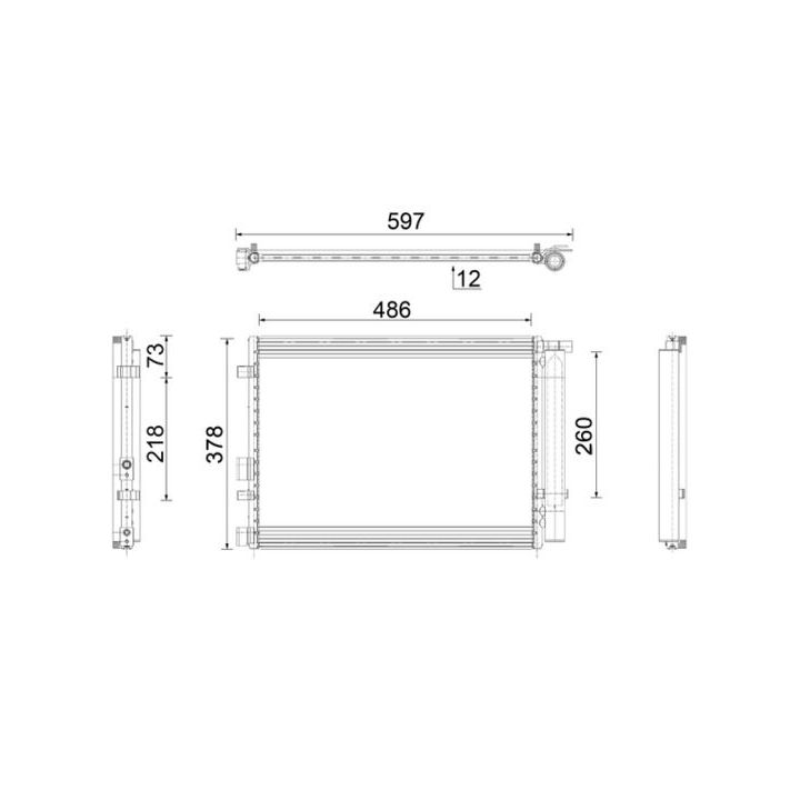 Kondensatorius, oro kondicionierius MAHLE AC 916 000P