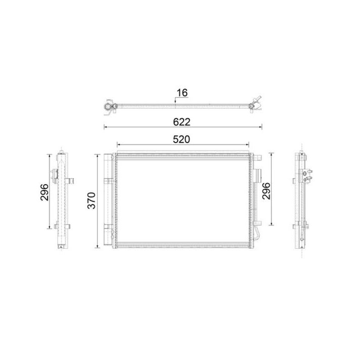 Kondensatorius, oro kondicionierius MAHLE AC 919 000P