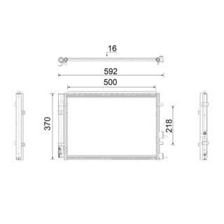 Kondensatorius, oro kondicionierius MAHLE AC 920 000P