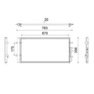 Kondensatorius, oro kondicionierius MAHLE AC 921 000P
