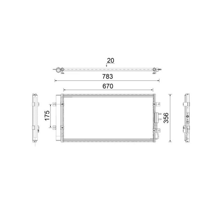 Kondensatorius, oro kondicionierius MAHLE AC 921 000P