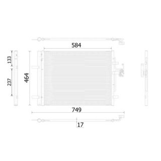 Kondensatorius, oro kondicionierius MAHLE AC 934 000S