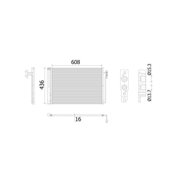 Kondensatorius, oro kondicionierius MAHLE AC 937 000S