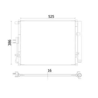 Kondensatorius, oro kondicionierius MAHLE AC 957 000S