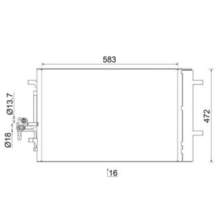 Kondensatorius, oro kondicionierius MAHLE AC 959 000S