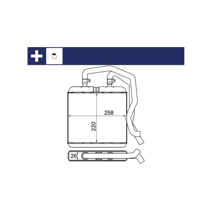 šilumokaitis, salono šildymas MAHLE AH 12 000S