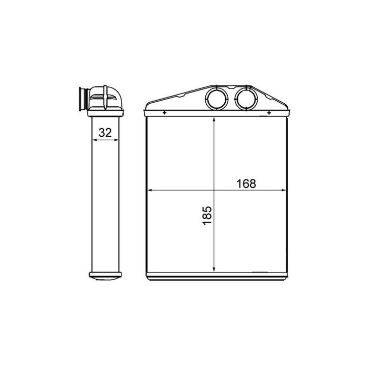 šilumokaitis, salono šildymas MAHLE AH 13 000S