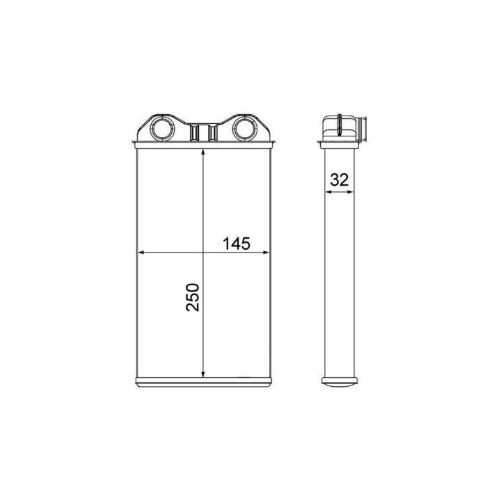 šilumokaitis, salono šildymas MAHLE AH 14 000S