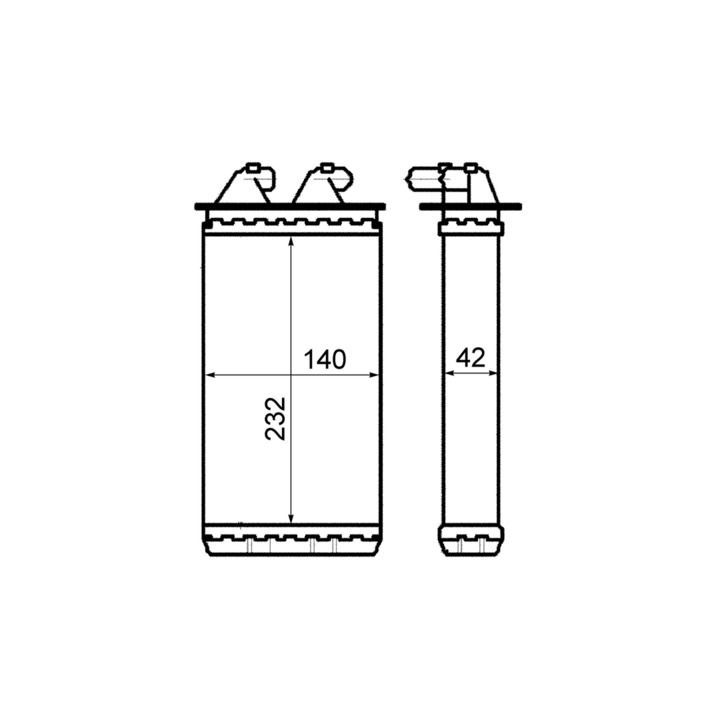šilumokaitis, salono šildymas MAHLE AH 149 000S