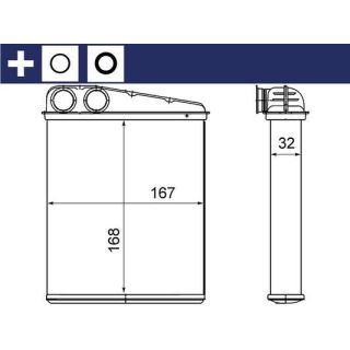šilumokaitis, salono šildymas MAHLE AH 16 000S