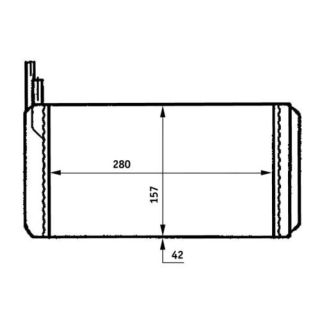 šilumokaitis, salono šildymas MAHLE AH 160 000S