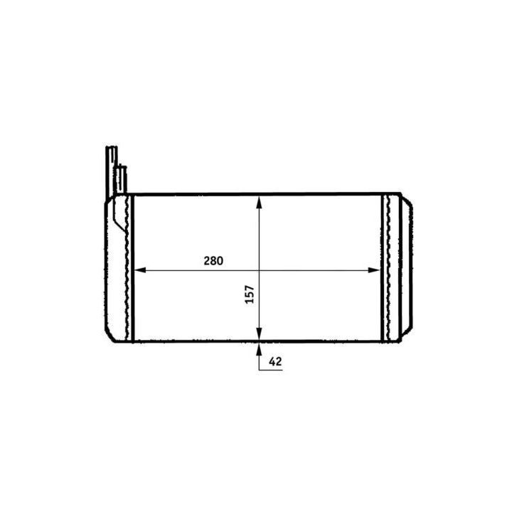 šilumokaitis, salono šildymas MAHLE AH 160 000S
