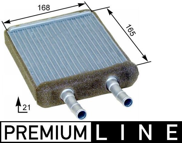 šilumokaitis, salono šildymas MAHLE AH 173 000P