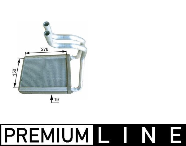 šilumokaitis, salono šildymas MAHLE AH 175 000P