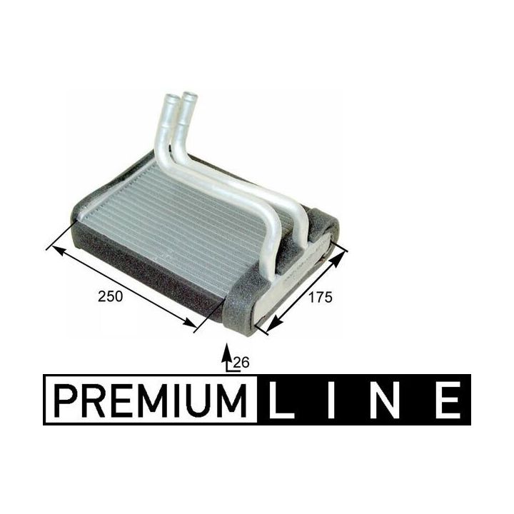 šilumokaitis, salono šildymas MAHLE AH 176 000P