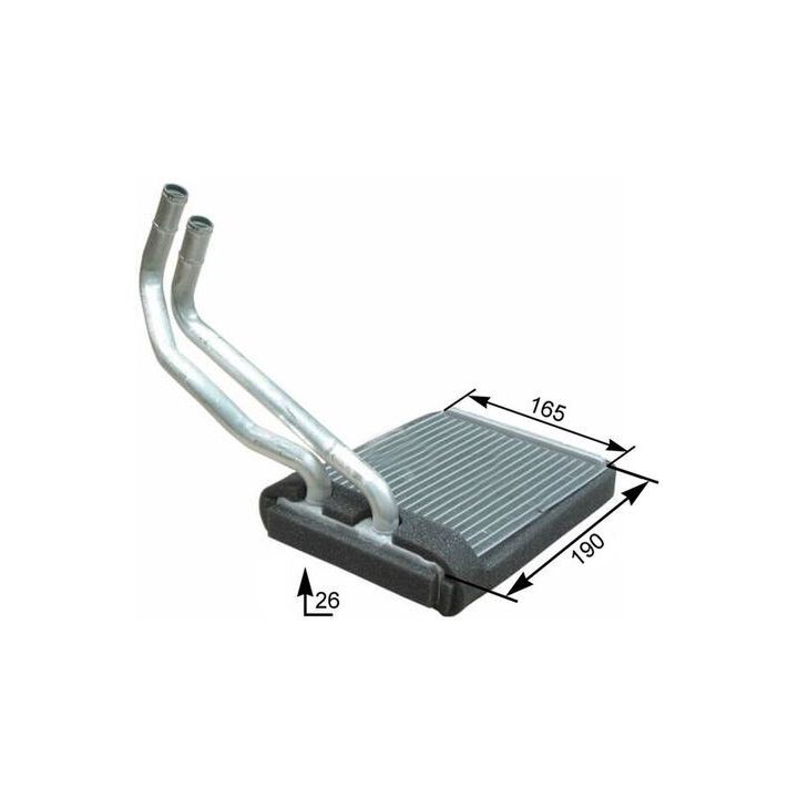 šilumokaitis, salono šildymas MAHLE AH 177 000P