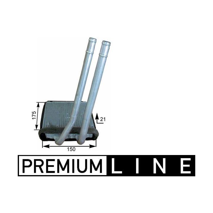 šilumokaitis, salono šildymas MAHLE AH 178 000P